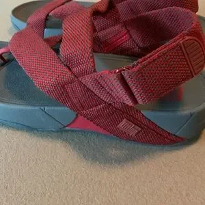 Fitflop NWT Sling Men’s Weave Sandals - Classic Red/Dark Shadow - 12.5 Men main image 4